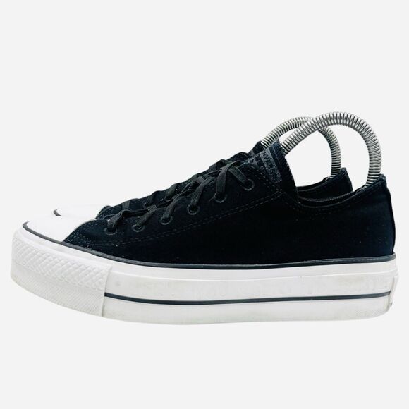 Converse Shoes Women’s Size 8 All Star Chuck Taylor 560250C Lift Black - Picture 3 of 8